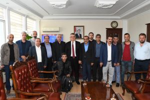 Adıyaman Gazeteciler Cemiyeti’nden Vali Aykut Pekmez’e Ziyaret