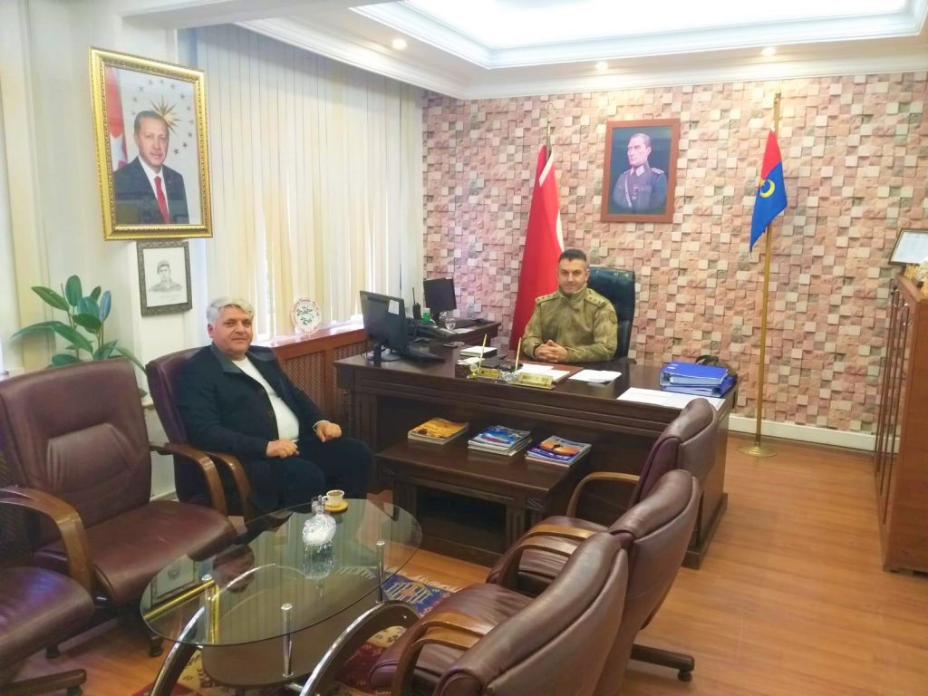 KGC Başkanı Kutlu İlçe Jandarmayı Ziyaret Etti.