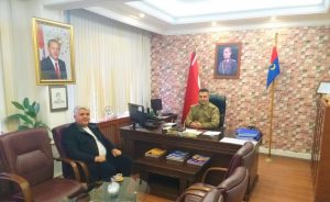 KGC Başkanı Kutlu İlçe Jandarmayı Ziyaret Etti.