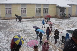 Çelikhan’a Yılın İlk Karı Yağdı