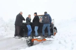 Nemrut Yolu Kardan Temizleniyor