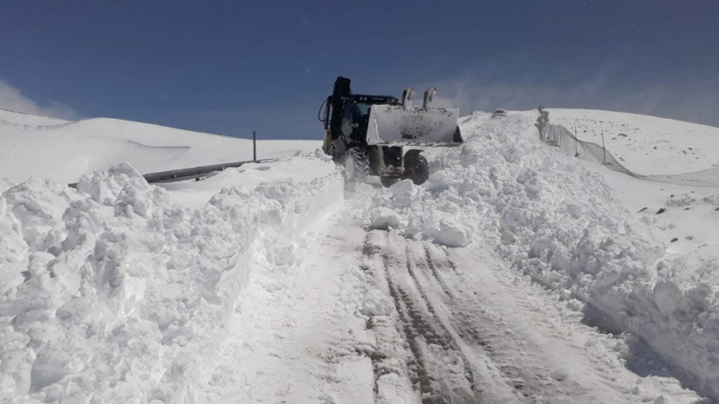 Nemrut Dağı Ulaşımına Kar Engeli
