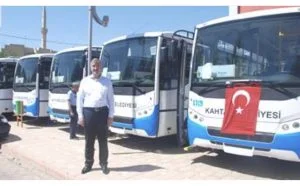 Kahta Belediyesi 24 saat toplu taşıma hizmeti başlattı
