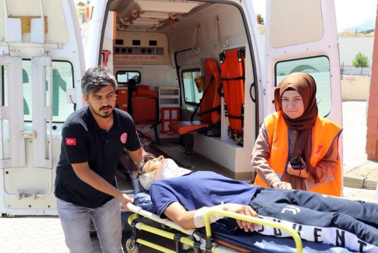 Gerger Devlet Hastanesi’nde HAP Tatbikatı Yapıldı