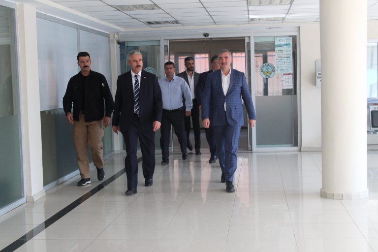 İL EMNİYET MÜDÜRÜ BAŞKAN TURANLI’YI ZİYARET ETTİ