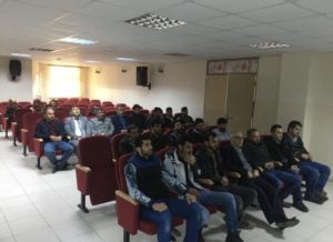 Korona virüsü eğitimi verildi