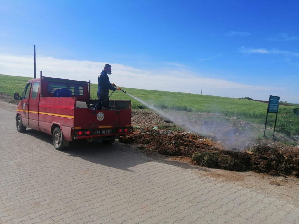 Kahta’da İlaçlama Çalışmaları Başladı.