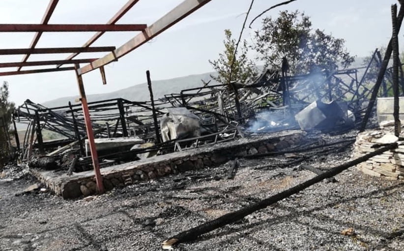 Tarihi Karakuş Tümülüsünde Korkutan Yangın!