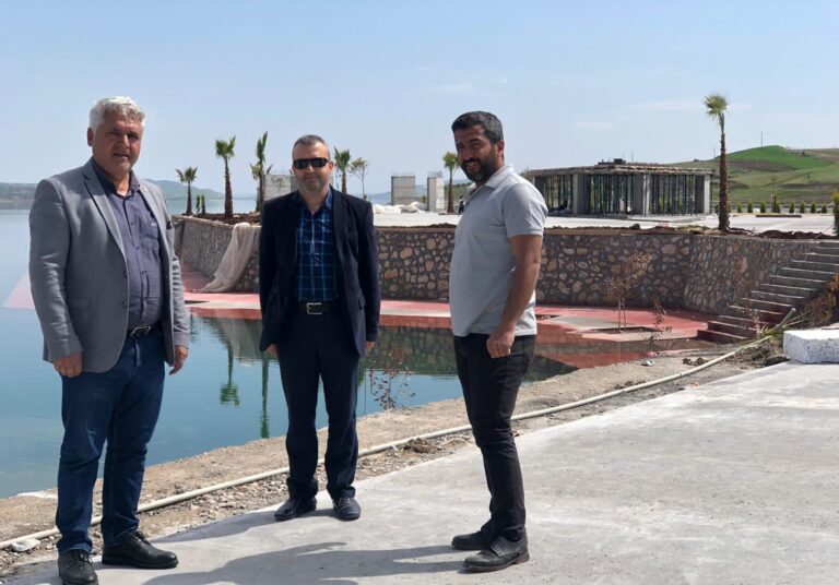 Kahta Baraj Sahili Değişiyor