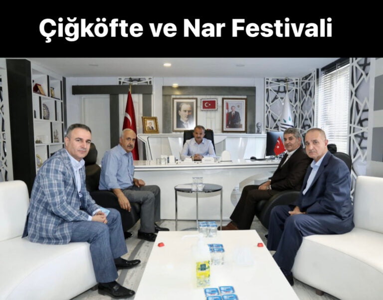 “Çiğköfte ve Nar Festivali” hazırlıkları devam ediyor