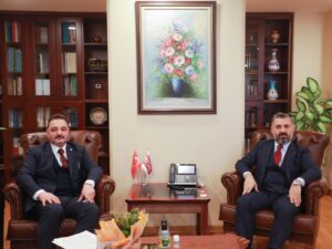 İMEF RTÜK Üst Kurulu Başkanı Şahin’i Ziyaret Etti.