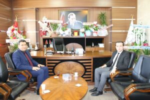 Cumhuriyet Başsavcısı Vurmaz’dan, İlçe Milli Eğitim Müdürü Başli’ya hayırlı olsun ziyareti