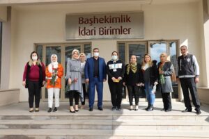 Belediye Başkan Yrd.Turan, Dünya Kadınlar Günü dolaysıyla Kahta Devlet Hastanesini ziyaret Etti.