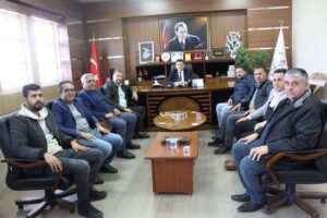 Kahta 02 Spor’dan Milli Eğitim  Müdürü Başlı’ya Ziyaret.
