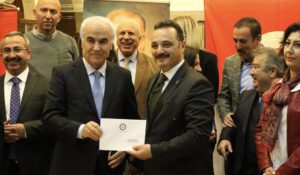 TİMBİR ANKARA TEMSİLCİSİ ANKHABER GAZETESİ’NE ÜSTÜN HİZMET VE BAŞARI ÖDÜLÜ