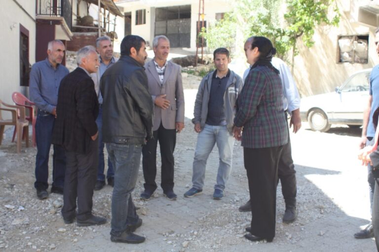 Siyasetçi Ulubey Çelikhan’da vatandaşlarla ziyarette