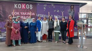 Kursiyerlerin el emeği göz nuru sergisine ilgi büyüktü