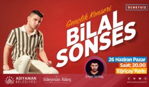 Sanatçı Sonses Adıyaman’da