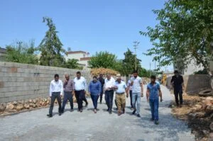 Kaymakam Demir köylerdeki altyapı çalışmalarını inceledi