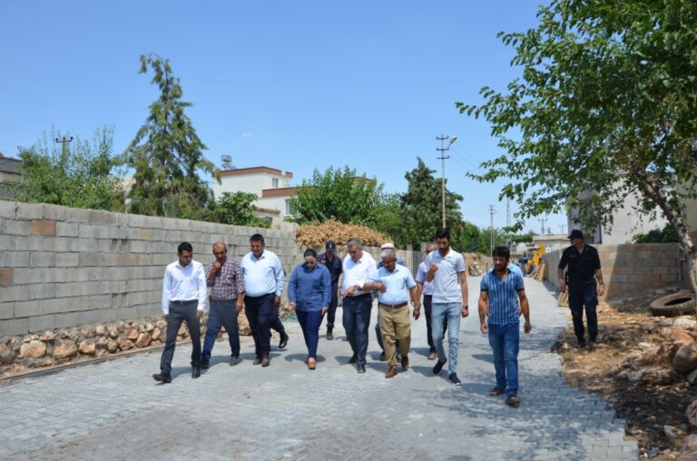 Kaymakam Demir köylerdeki altyapı çalışmalarını inceledi