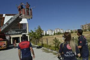 Elektrik akımına kapılan işçinin feci sonu