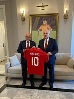 Yargıtay Başkanı Mehmet Akarca’dan Mehmet Büyükekşi’ye ziyaret