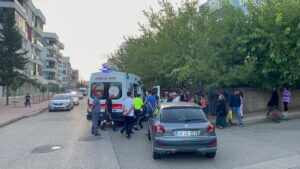 Otomobil ile çarpışan bisiklet sürücüsü yaralandı