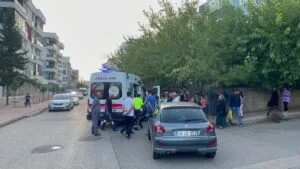 Otomobil ile çarpışan bisiklet sürücüsü yaralandı