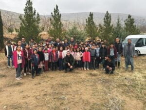 Koçtepe köyü 3 yılda 15 bin ağaç ekti