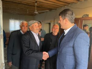 Milletvekili Tutdere Kâhta’daki köy ziyaretini sürdürüyor