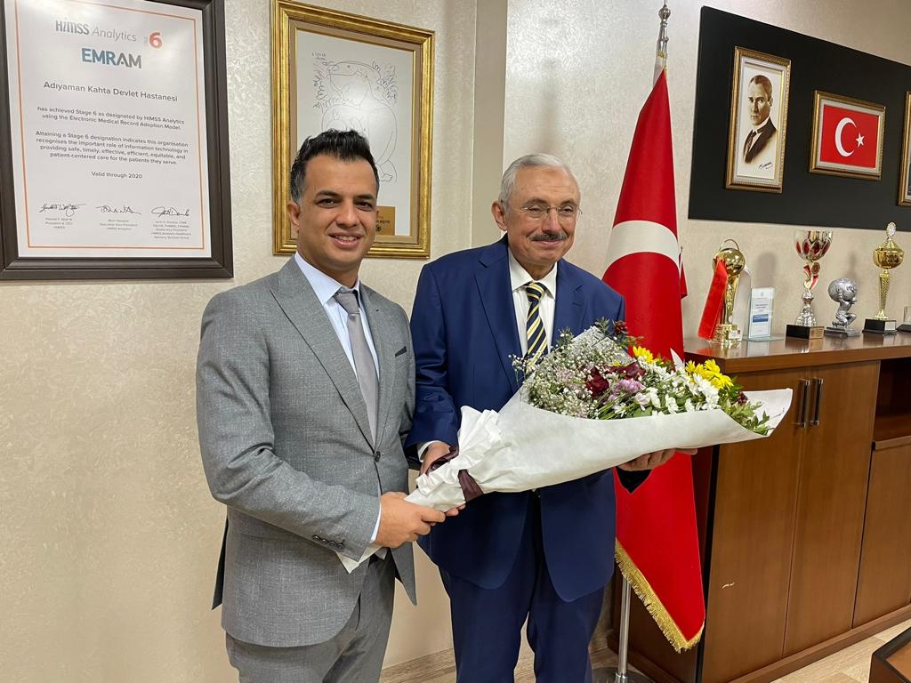 Kahta Devlet Hastanesinde Başhekimlik Devir Teslim Töreni Düzenlendi