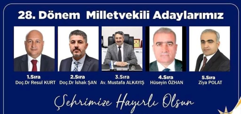 AK Parti Adıyaman Milletvekili Adayları Kimler