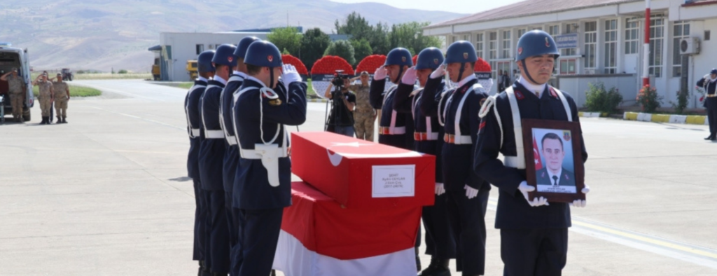 Siirt’te şehit olan Uzman Çavuş memleketine uğurlandı