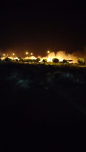 Adıyaman’da akşam saatlerinde çıkan yangın paniğe neden oldu.