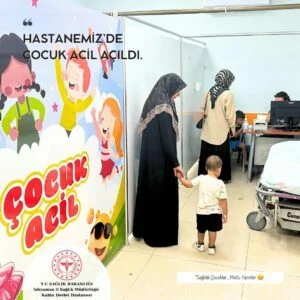 Kahta Devlet Hastanesi’nde Çocuk Acil Açıldı.