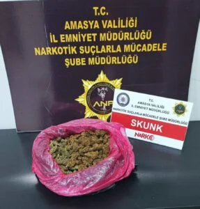 Amasya’da uyuşturucu madde tacirleri yakalandı
