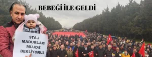 İzmirli Staj ve Çıraklık Mağdurları Ankara’da haykırdı