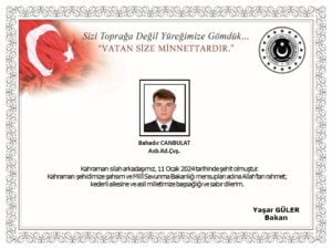 Denizkurdu Tatbikatı dalışında rahatsızlandı; şehit düştü