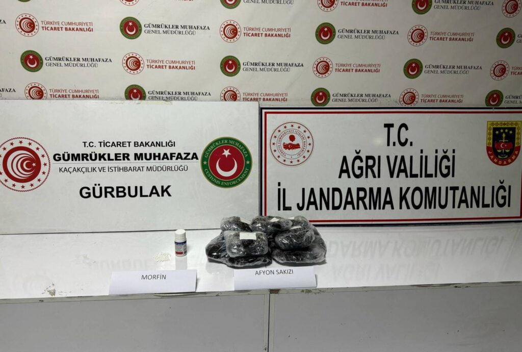 Gürbulak sınır kapısında 10 kilogram Afyon Sakızı yakalandı