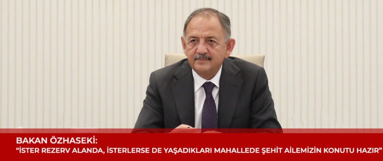Şehidimizin ailesinin konutu hazır