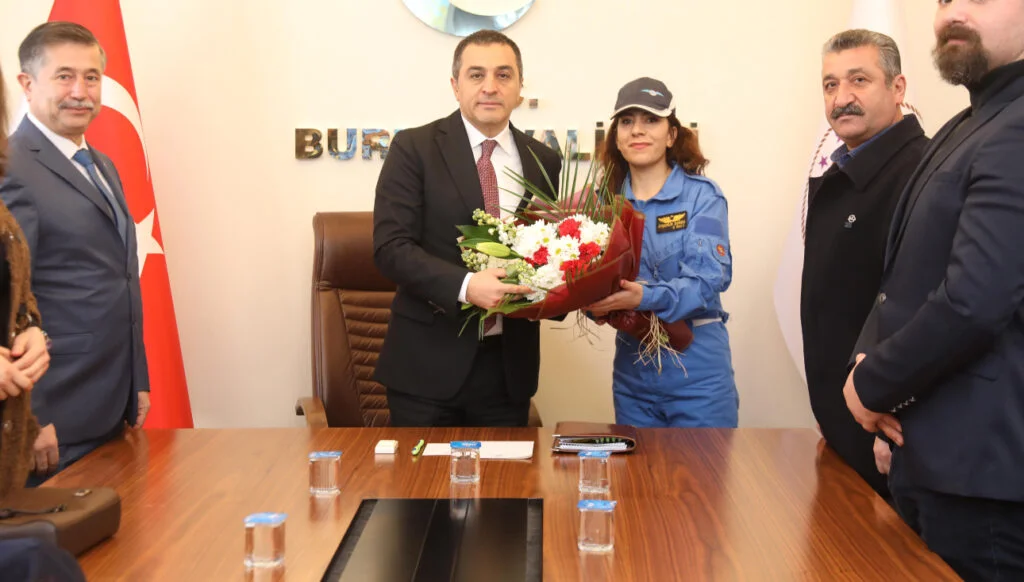 THK BURDUR ŞUBESİNDEN VALİ ÖKSÜZ’E ZİYARET