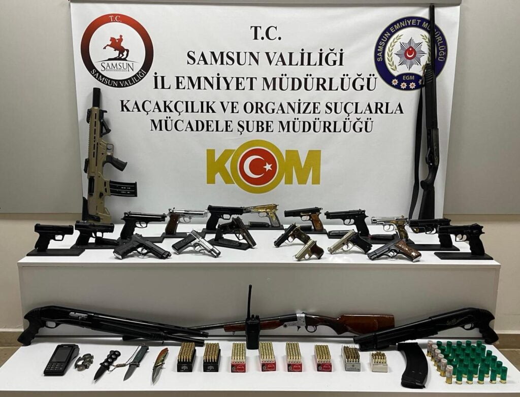 Samsun’da kafes operasyonu