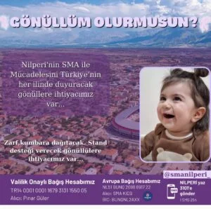 SMA’lı Nilperi bebeğe nefes olalım