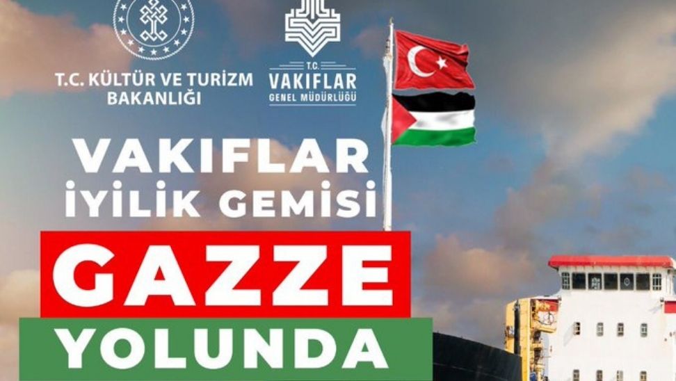Türkiye’nin 8’inci insani yardım gemisi Gazze için yola çıkıyor