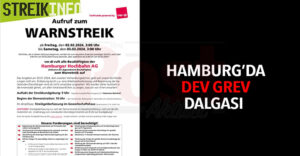 Hamburg’da dev grev