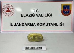 Elazığ’da 610 gram uyuşturucu ele geçirildi
