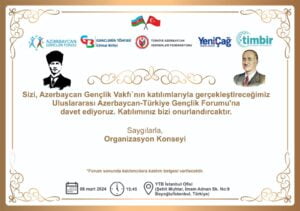 ‘Azerbaycan-Türkiye Gençlik Forumu’ 6 Mart’ta gerçekleştirilecek