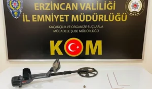 Erzincan’da Tarihi Eser Kaçakçılığı Operasyon