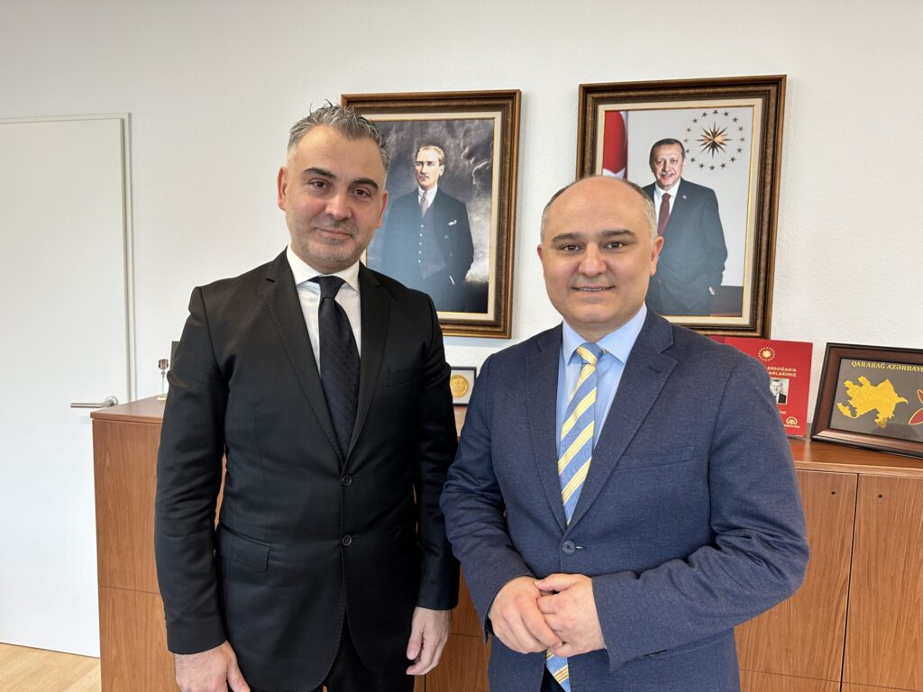 Gazeteci İlhan Kılıç Essen Başkonsolosu Taylan Özgür Aydın’ı ziyaret