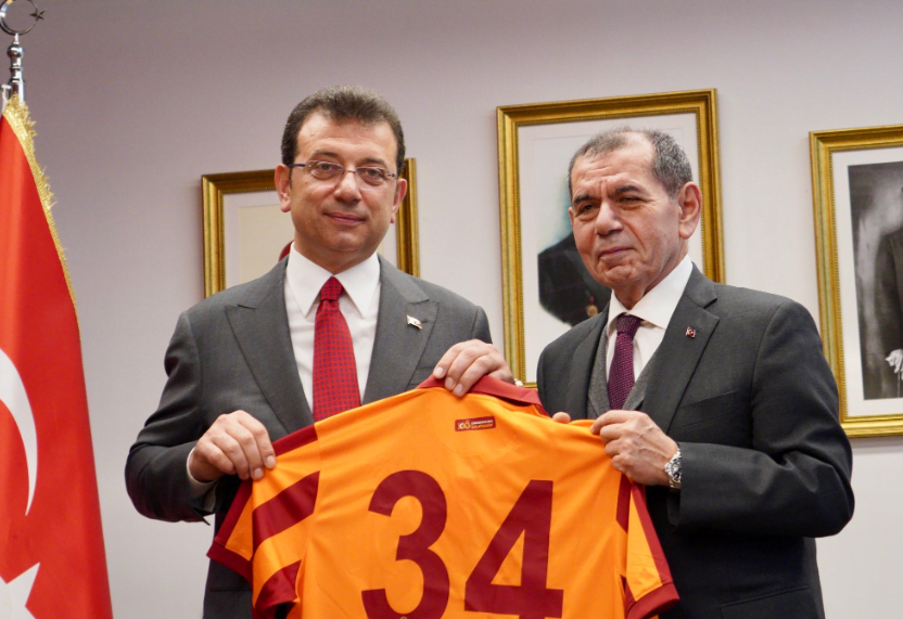 Ekrem İmamoğlu, Dursun Özbek’le bir araya geldi